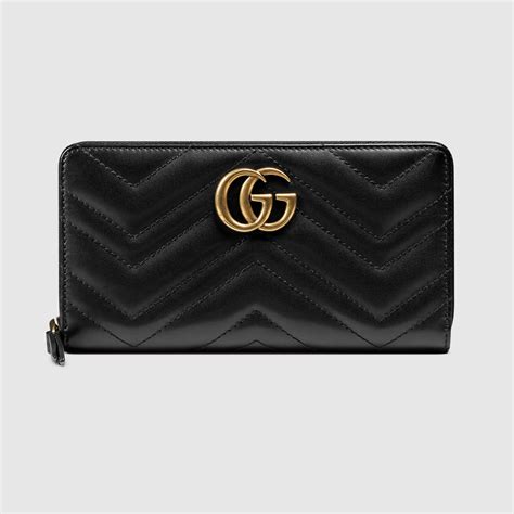 gucci gg marmont zip around wallet|Gucci Marmont wallet small.